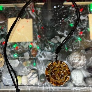 Brown Pendant Necklace